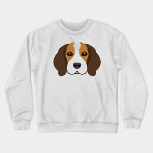 Beagle Dog Face Crewneck Sweatshirt